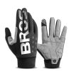 GUANTES ROCKBROS S-209 BK C/NEGRO DEDOS LARGOS 20210601