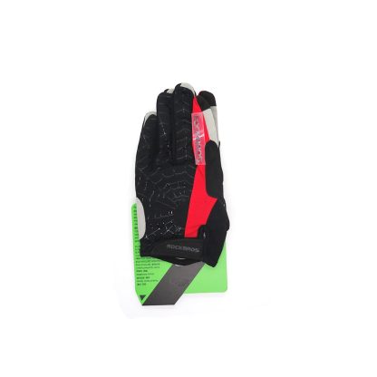 GUANTES ROCKBROS S109-1 BGR BLACK&GRAY DEDOS LARGOS 20210631