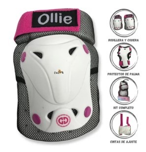 Kit De Protección Ollie Rodillera Codera Muñequera