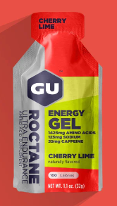 ENERGY GEL GU CHERRY LIME