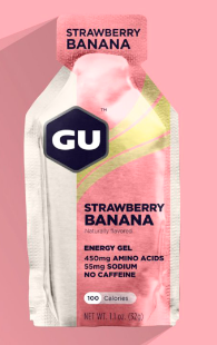 ENERGY GEL GU STRAWBERRY BANANA