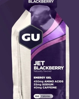 ENERGY GEL GU JET BLACKBERRY