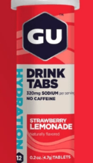 DRINK TABS GU STRAWBERRY LEMONADE