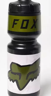 BOTELLA PURIST 273 NEGRO CON BLANCO Y VERDE FOX